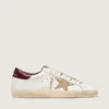 Men's Super-Star with sand suede star and red croc-print leather heel tab