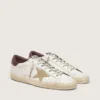 Men's Super-Star with sand suede star and red croc-print leather heel tab