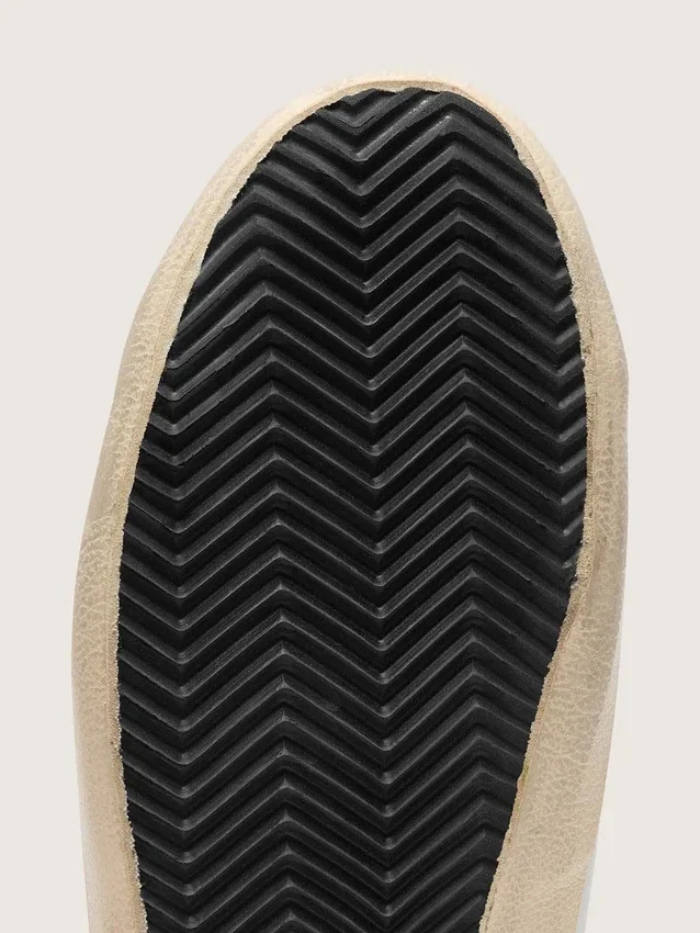 Men's Super-Star with sand suede star and red croc-print leather heel tab