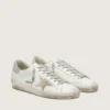 Men's Super-Star with silver heel tab and lettering