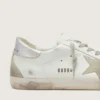 Men's Super-Star with silver heel tab and lettering