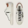 Men's Super-Star with star in olive green canvas