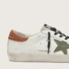 Men's Super-Star with star in olive green canvas