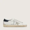 Men's Super-Star with suede star and blue heel tab