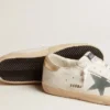 Men's Super-Star with suede star and platinum snake-print leather heel tab