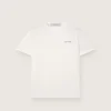 Men's T-shirt in vintage white cotton jersey