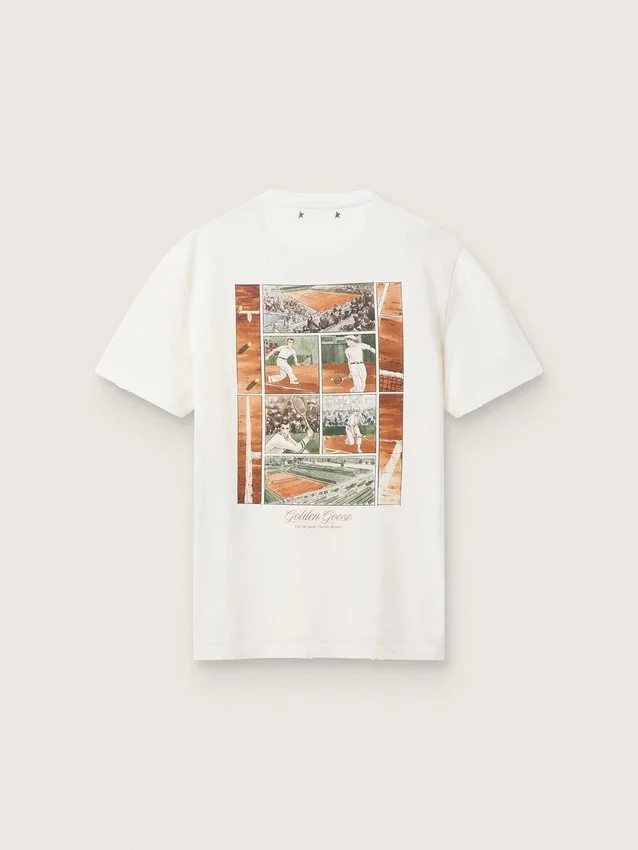 Men’s T-shirt with print on the back