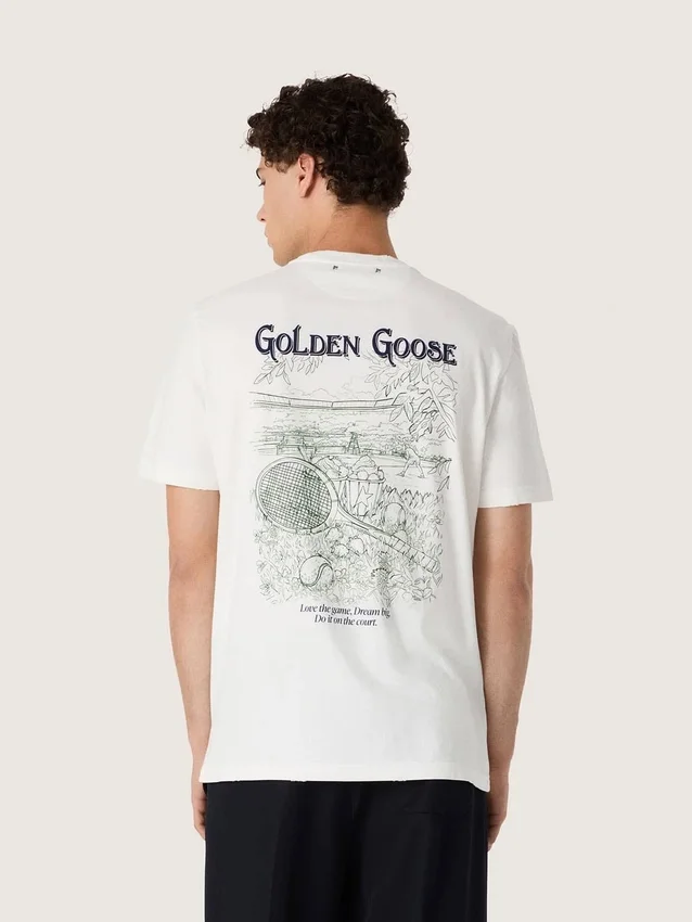 Men’s T-shirt with print on the back