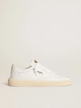 Men's Tenth Star in white leather