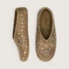 Men’s Tierra in khaki suede with silver studs