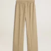 Men's travertine-colored joggers