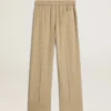 Men's travertine-colored joggers