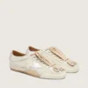 Men's True-Star in light gray suede with metallic silver star and heel tab