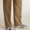 Men's True-Star in silver sequins with black star and silver leather heel tab