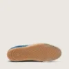 Men's True-Star in teal suede with black star and cream heel tab