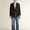 Men's True-Star in tobacco-colored suede with white star and platinum heel tab
