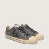 Men’s V-Star in black suede with black leather star