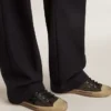 Men’s V-Star in black suede with black leather star