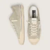 Men's V-Star in dove-gray suede with silver metallic leather star