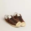 Men's V-Star LTD sneakers in dark brown suede with tone-on-tone star