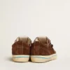 Men's V-Star LTD sneakers in dark brown suede with tone-on-tone star