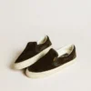 Men's VCE Penstar in black suede with black leather heel tab