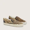 Men's VCE Penstar in leopard-print pony skin with black leather heel tab