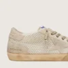 Men’s white and beige Super-Star LAB in mesh and suede