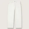Men's white denim pants