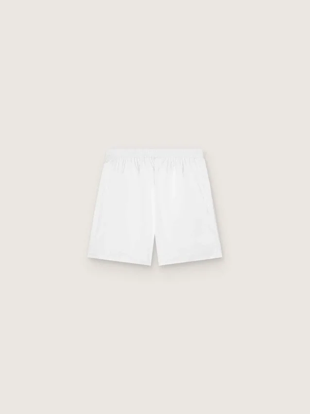 Men's white sports shorts