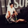 Men's white sports shorts