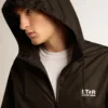Men's windcheater with contrasting white logo and star