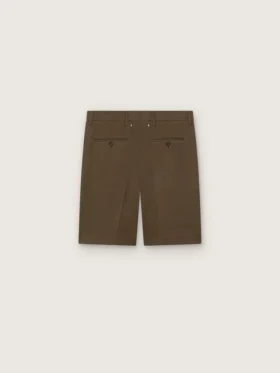 Men’s wool gabardine Bermuda shorts