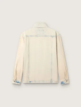 Men’s work jacket in light sand-colored denim