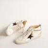 Mid Star in nappa with glitter star and nude leather flash