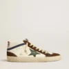 Mid Star with green leather star and blue leather flash