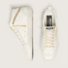 Mid Star with star and heel tab in suede with Swarovski crystals