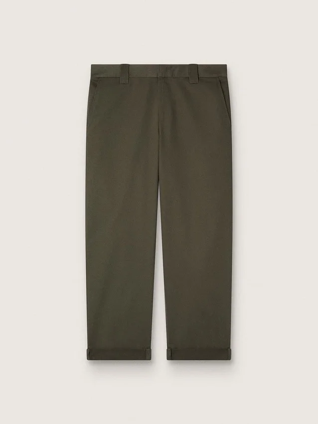 Military-green Golden Collection chinos