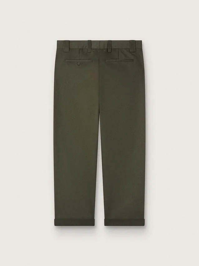 Military-green Golden Collection chinos