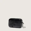Mini Star Bag in black leather with Swarovski crystal star