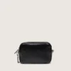 Mini Star Bag in black leather with Swarovski crystal star