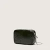 Mini Star Bag in black leather with tone-on-tone star