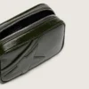 Mini Star Bag in black leather with tone-on-tone star