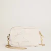 Mini Star Bag in butter-white leather with tone-on-tone star