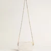 Mini Star Bag in butter-white leather with tone-on-tone star