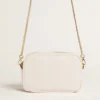 Mini Star Bag in butter-white leather with tone-on-tone star