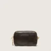 Mini Star Bag in distressed dark-brown leather with tone-on-tone star