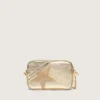 Mini Star Bag in platinum-colored leather with Swarovski star