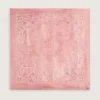 Old rose scarf with paisley print
