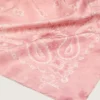 Old rose scarf with paisley print